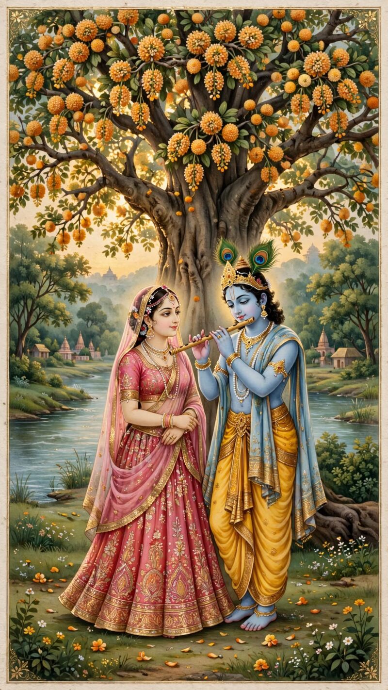 Radha Krishna Images In Vrindavan