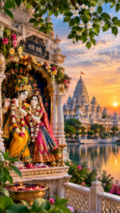 Vrindavan Temple Radha Krishna Images